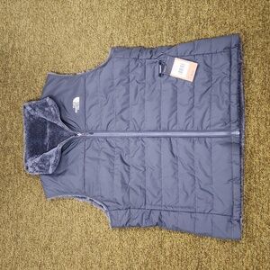 The North Face Women's Mossbud Reversible Vest, Grey, 3XL